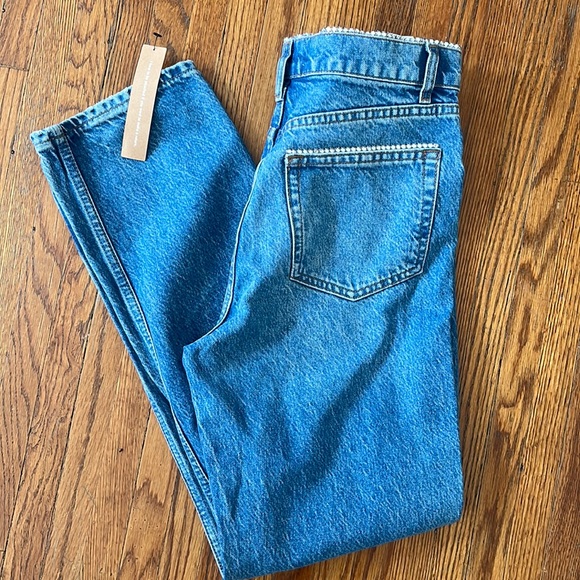 Reformation Stardust Colorado Crystal High Rise Straight Jeans 28 - Picture 4 of 14